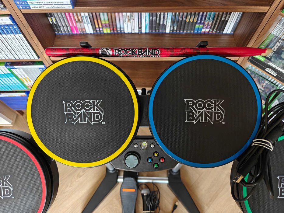 Xbox 360 Rock Band Harmonix Band Kit Perkusja Przewodowa Stan BDB