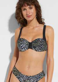 B.P.C biustonosz bikini na fiszbinach zebra ^100C