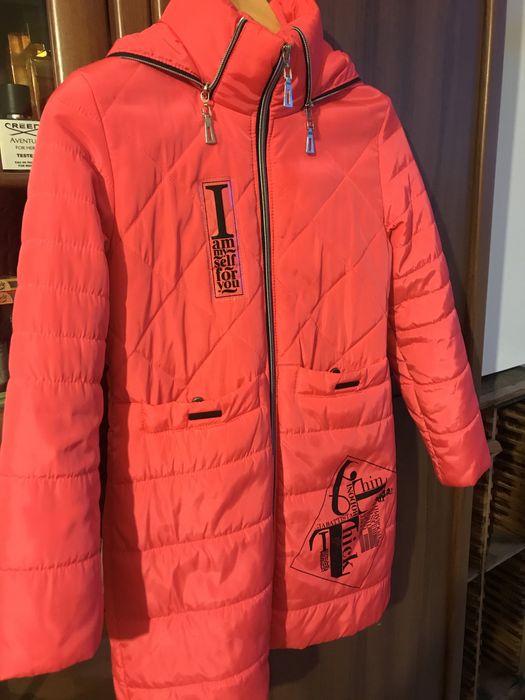 Демисезонная удлиненная курточка, 146 р