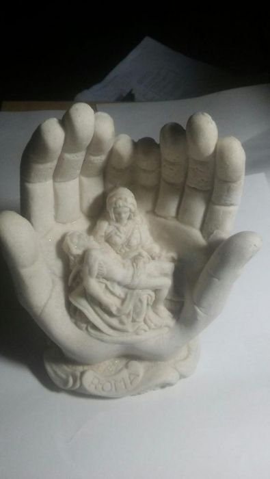 PIETA figurka rzezba Rzym alabaster