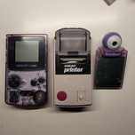 game boy color atomic purple set