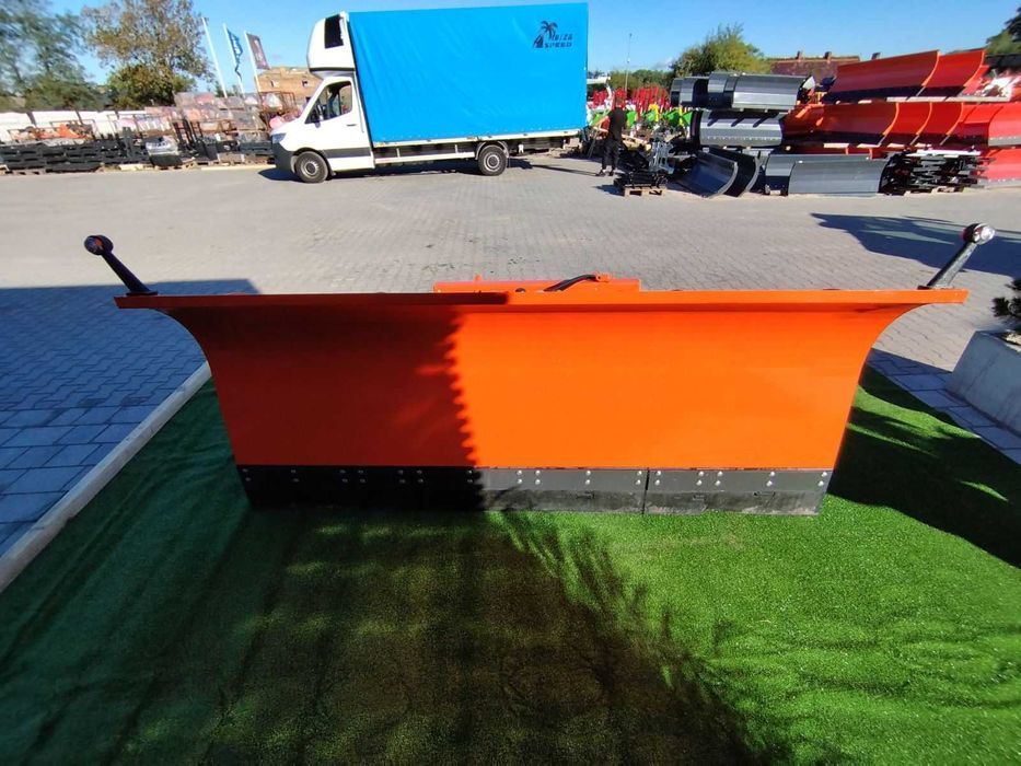 Pług prosty komunalny do śniegu Metal-Technik spych śnieżny