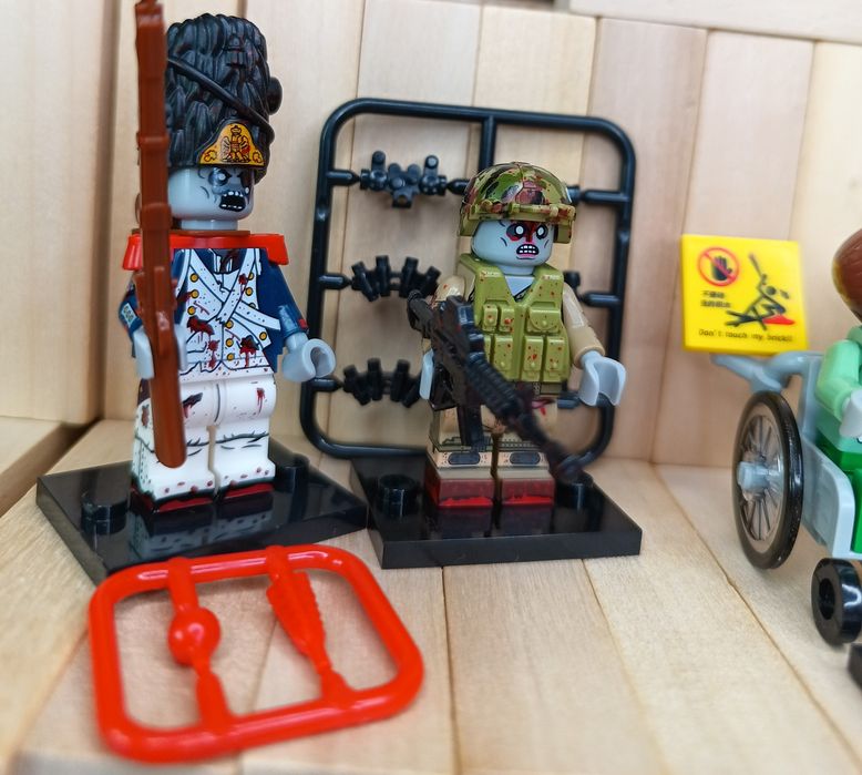 Lego minifigures zombies warior Лего зомби аналог воины зомби