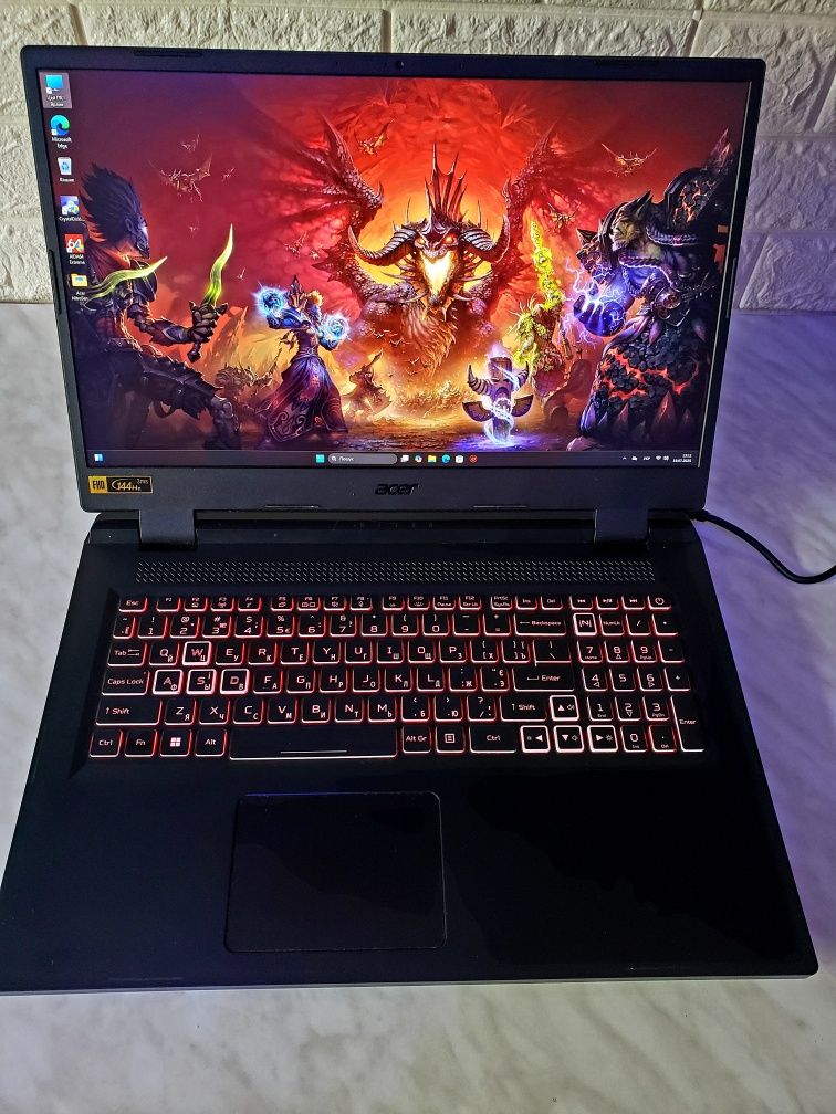 NITRO 17"144Hz RTX3060 RYZEN 7 6800H 8Gb 512SSD  Ігровий