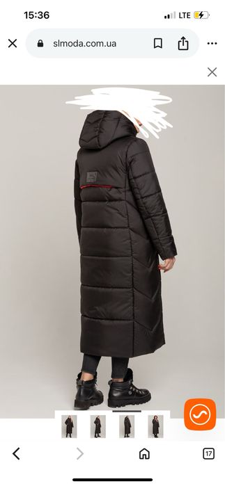 Зимове пальто Miorichi Сандра -П 44 Чорний