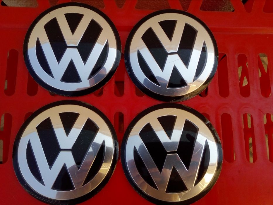 Símbolos Logótipos 90mm emblemas centros jante tampas colar VW Seat