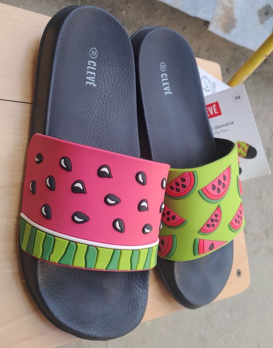 Капці тапки лапти  з кавунами 39 вигідна пропозиція