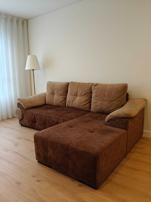 Sofá 3 lugares chaise longue