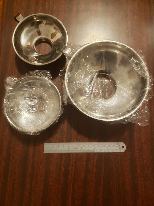 Funis de bico largo em aço inox