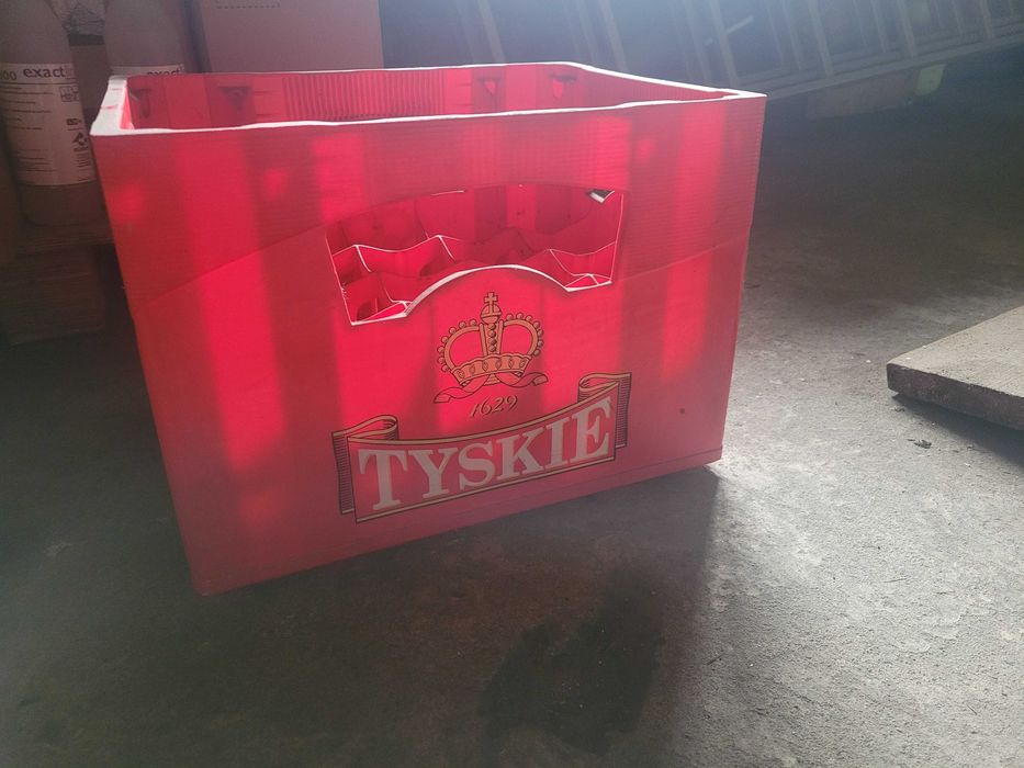 Skrzynka na butelki Tyskie