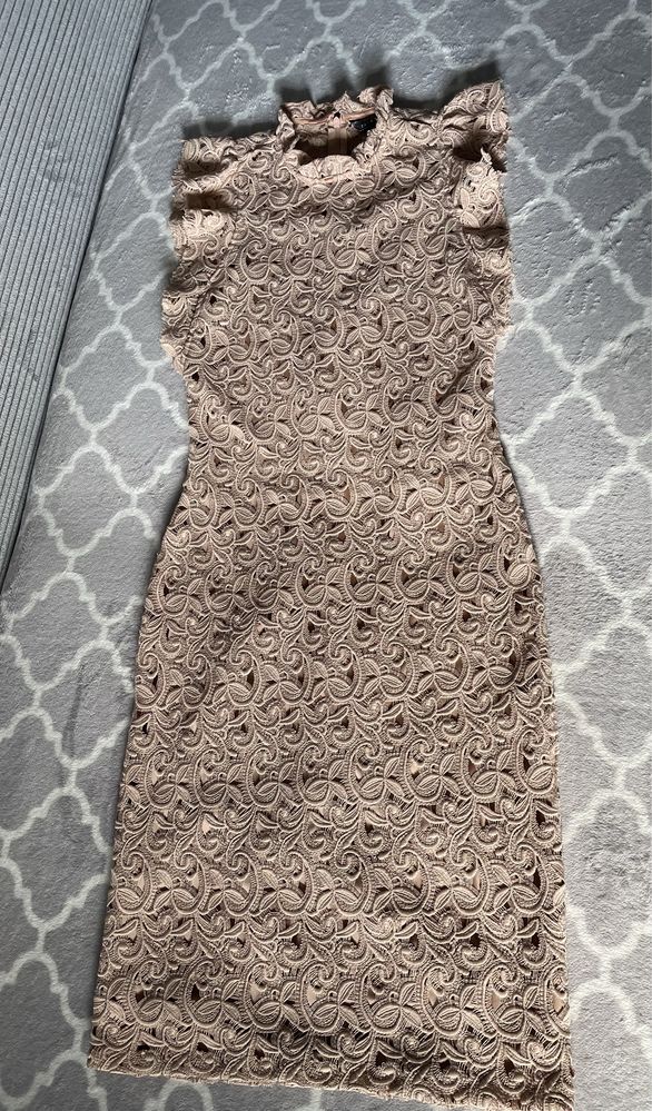 Zara - elegancka sukienka bankietowa, r. S