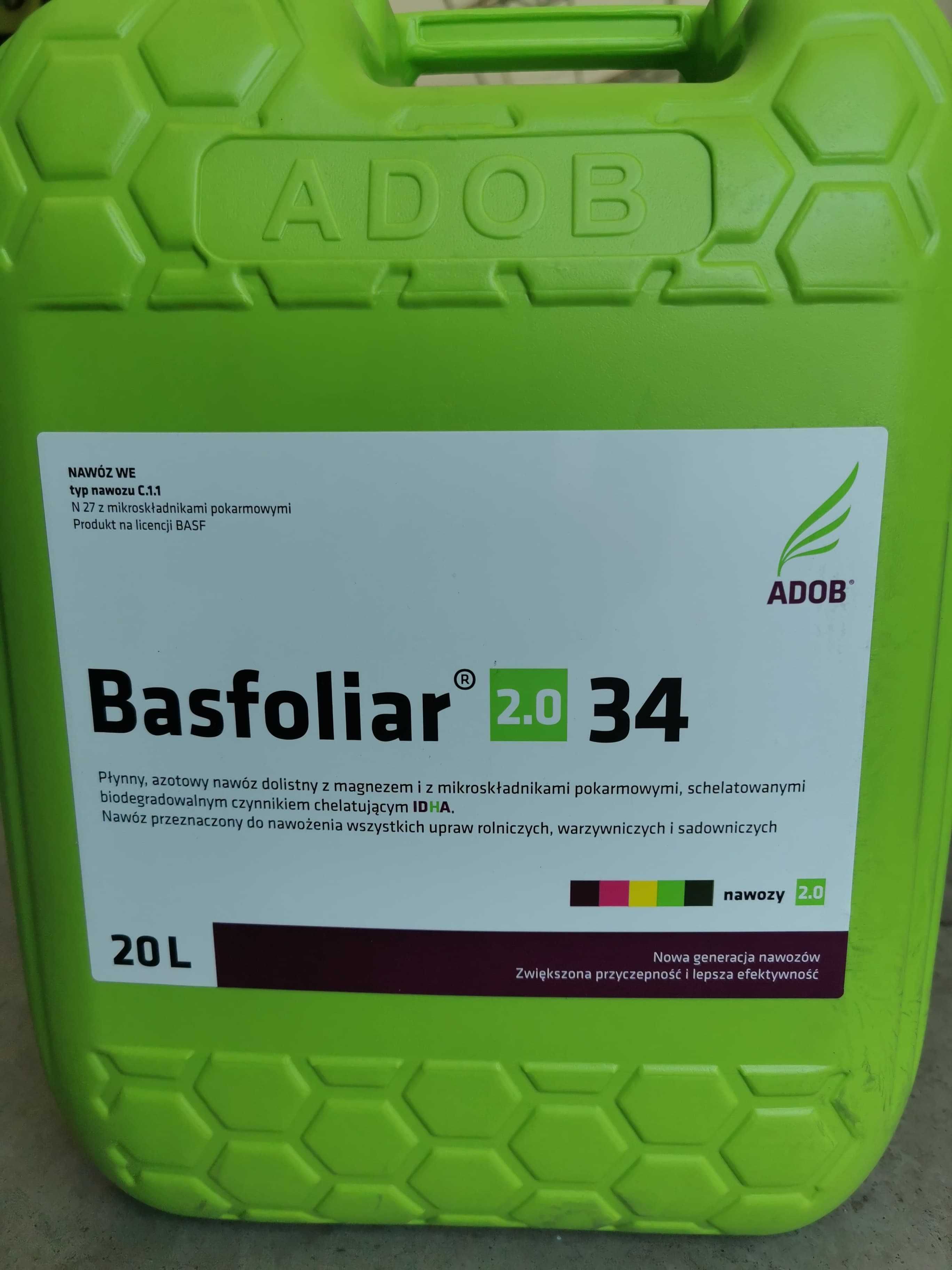 Nawóz Azotowy  Basfoliar 2.0 34 20l