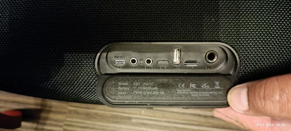 Głośnik bluetooth Wking x20 300w 9000mah bardzo duży bass