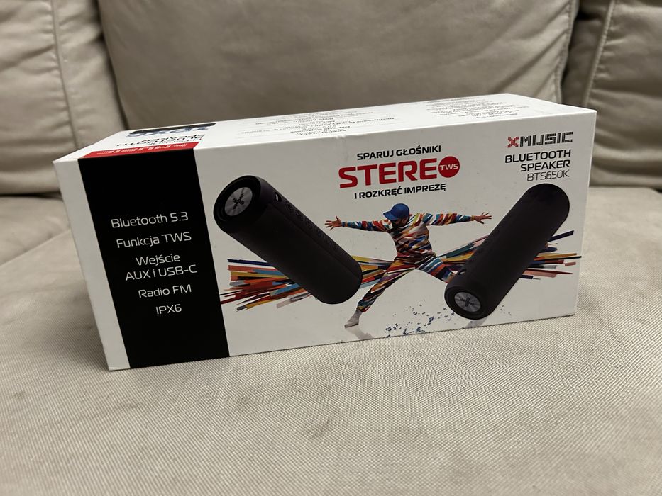 Głośnik bluetooth XMusic BTS650K nowy, nieotwierany + ubezpieczenie