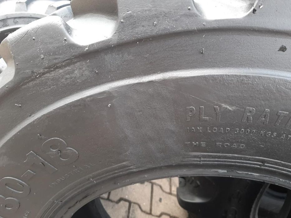 2x Opona używana 12.5/80-18 12.5/80R18 OZKA IND85 450zł(szt.) W4654