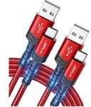 Kabel USB C w oplocie JSAUX 2m 2 sztuki