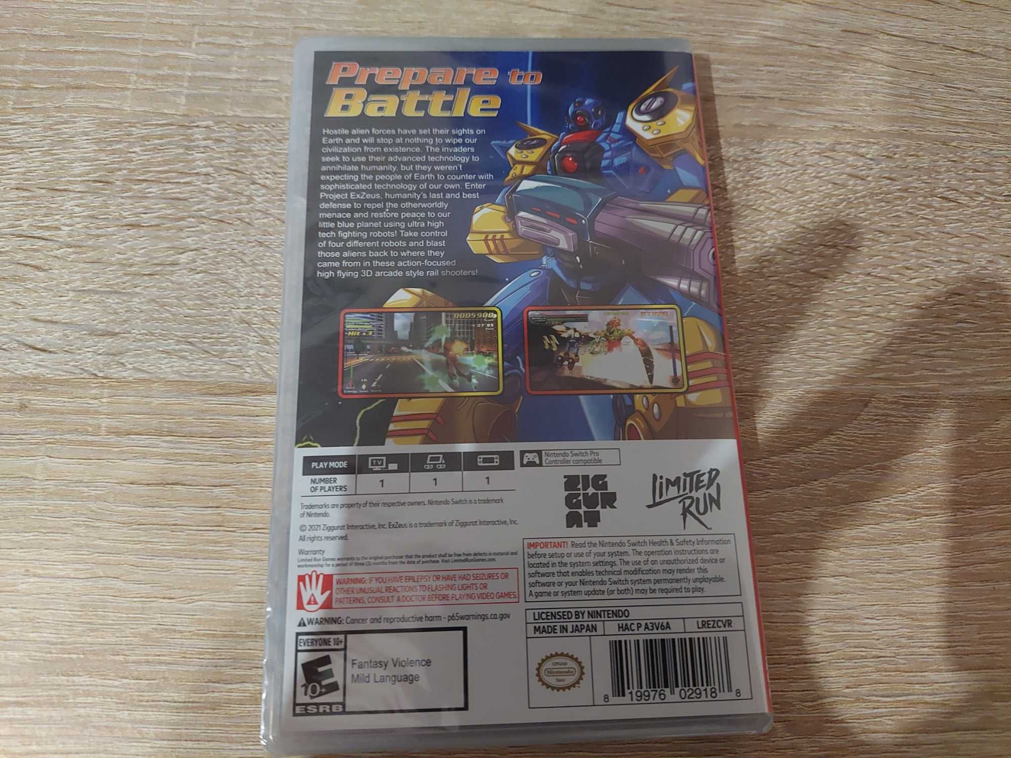 Exzeus the complete collection Switch Limited Run