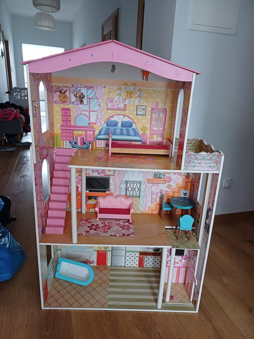 Domek dla lalek barbie duży
