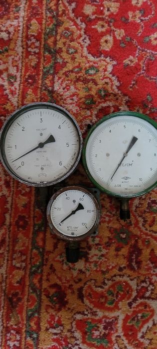 Манометри, різні