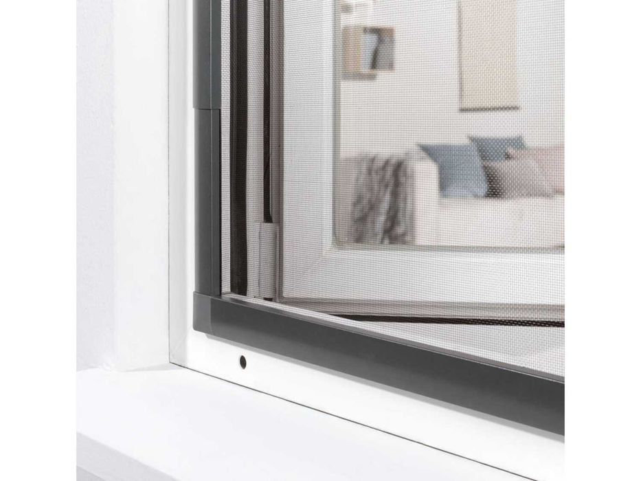 LIVARNO home Moskitiera okienna teleskopowa 100 x 120 cm