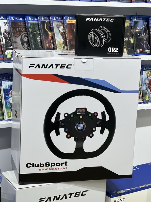 Fanatec ClubSport Steering Wheel BMW GT2 V2 з QR2 ( В наявності!)