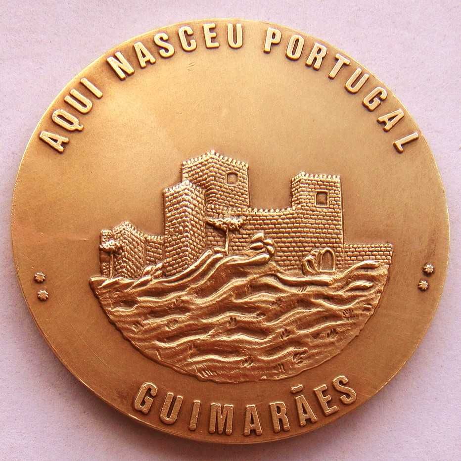 Medalha de Bronze Desporto Vitória Sport Clube Guimarães em Estojo
