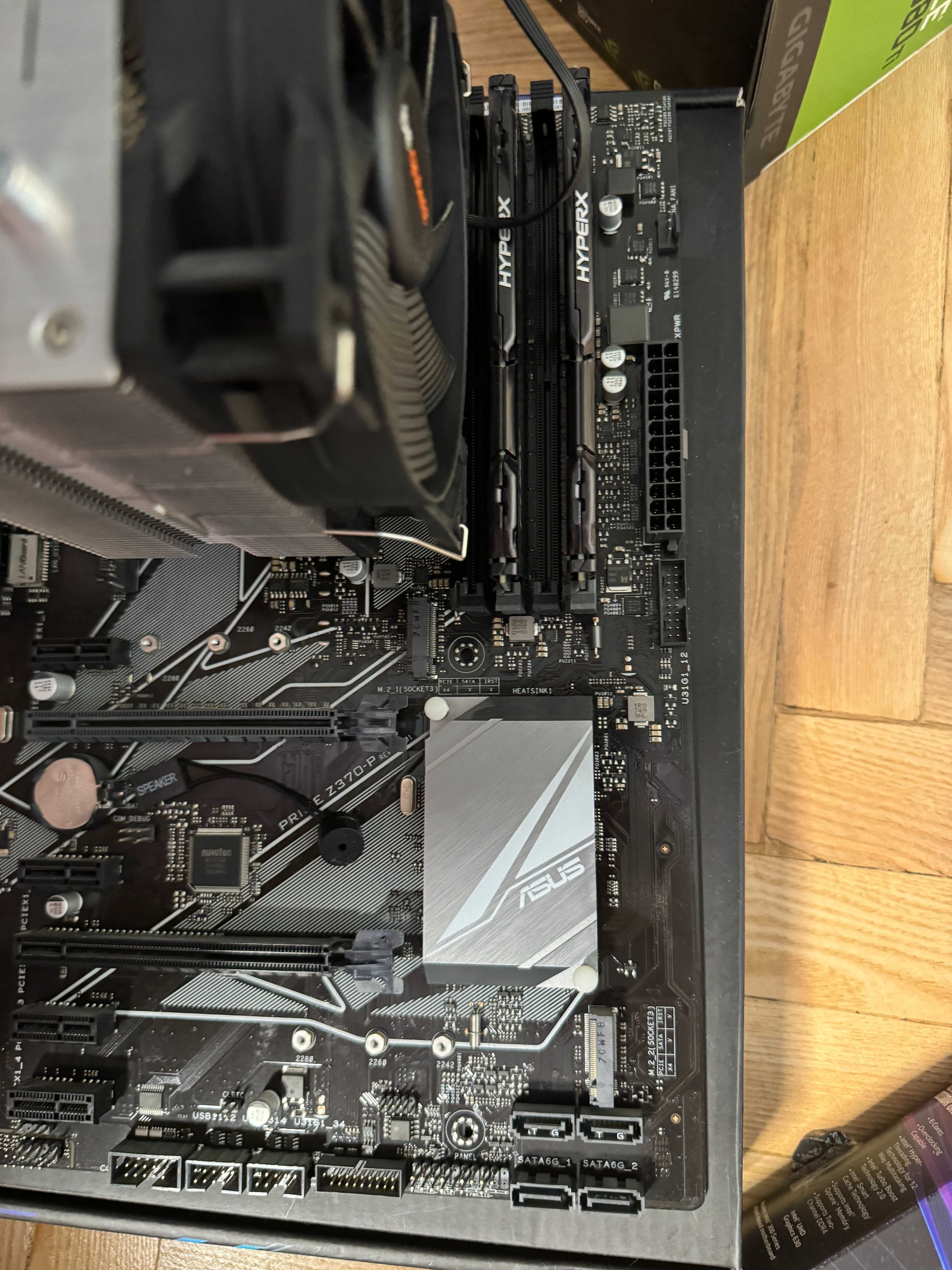 Процесор Intel i7-8700k (+материнська плата, оперативна пам'ять,кулер)