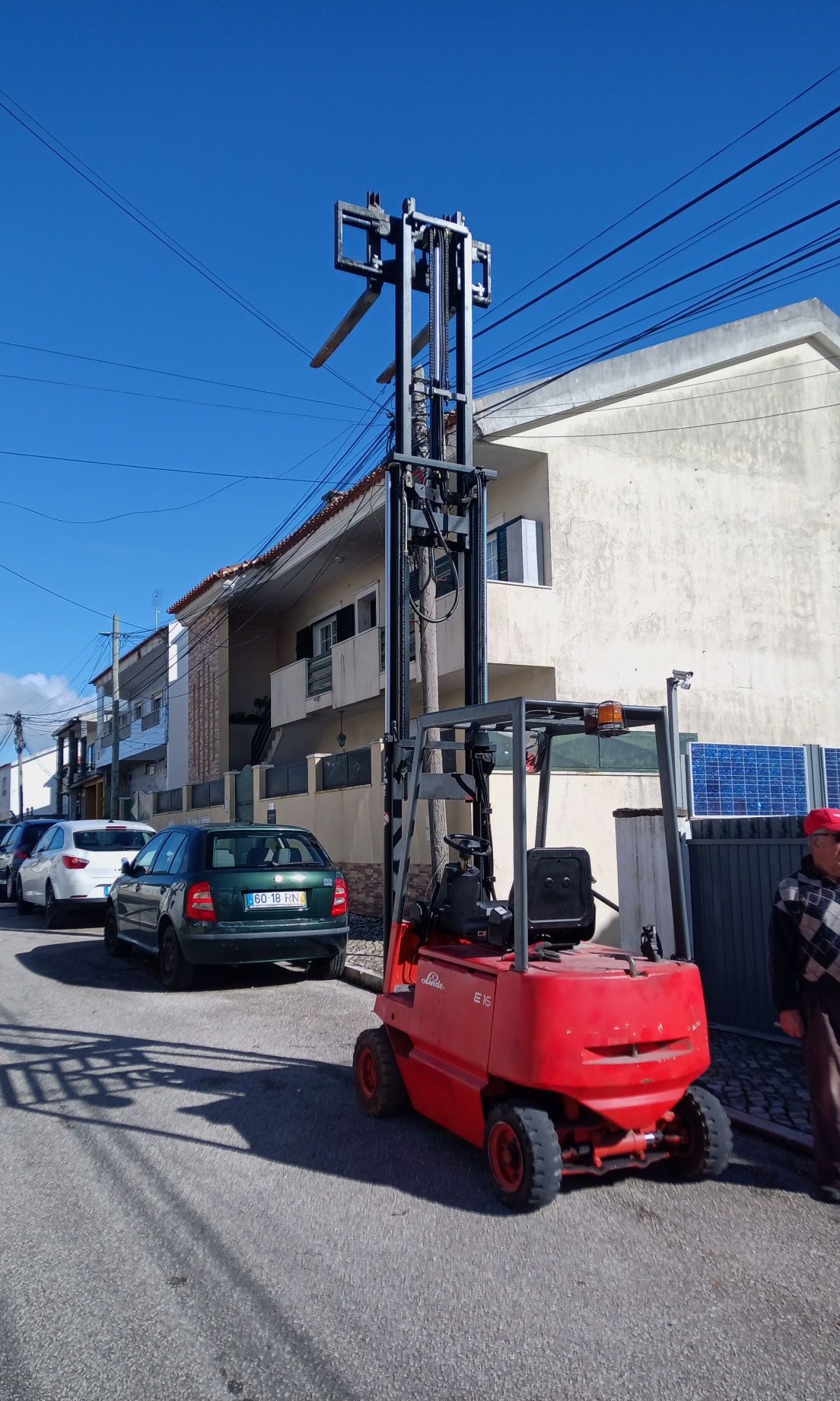Empilhador linde 1600 triplex