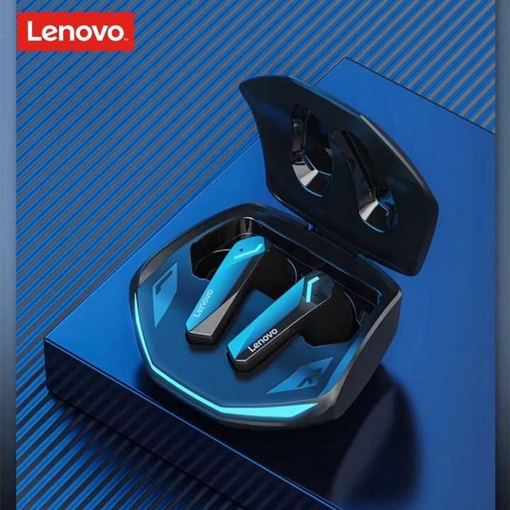 NOWE Oryginalne słuchawki Lenovo GM2 Pro BT 5.3 CZARNE/BIAŁE