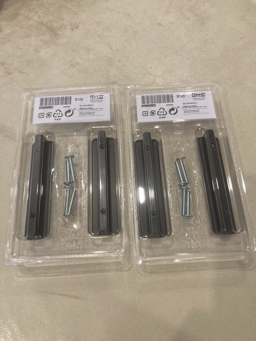 4 puxadores Hackas de 100 mm