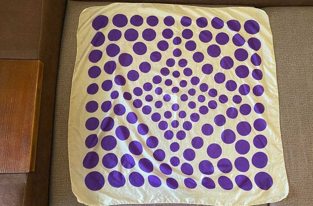 Разные платки, фиолетовый, желтый, синий, разноцветный набор платков