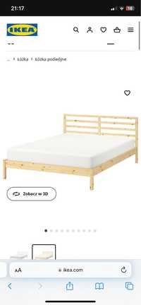 Rama łóżka ikea tarva 140x200