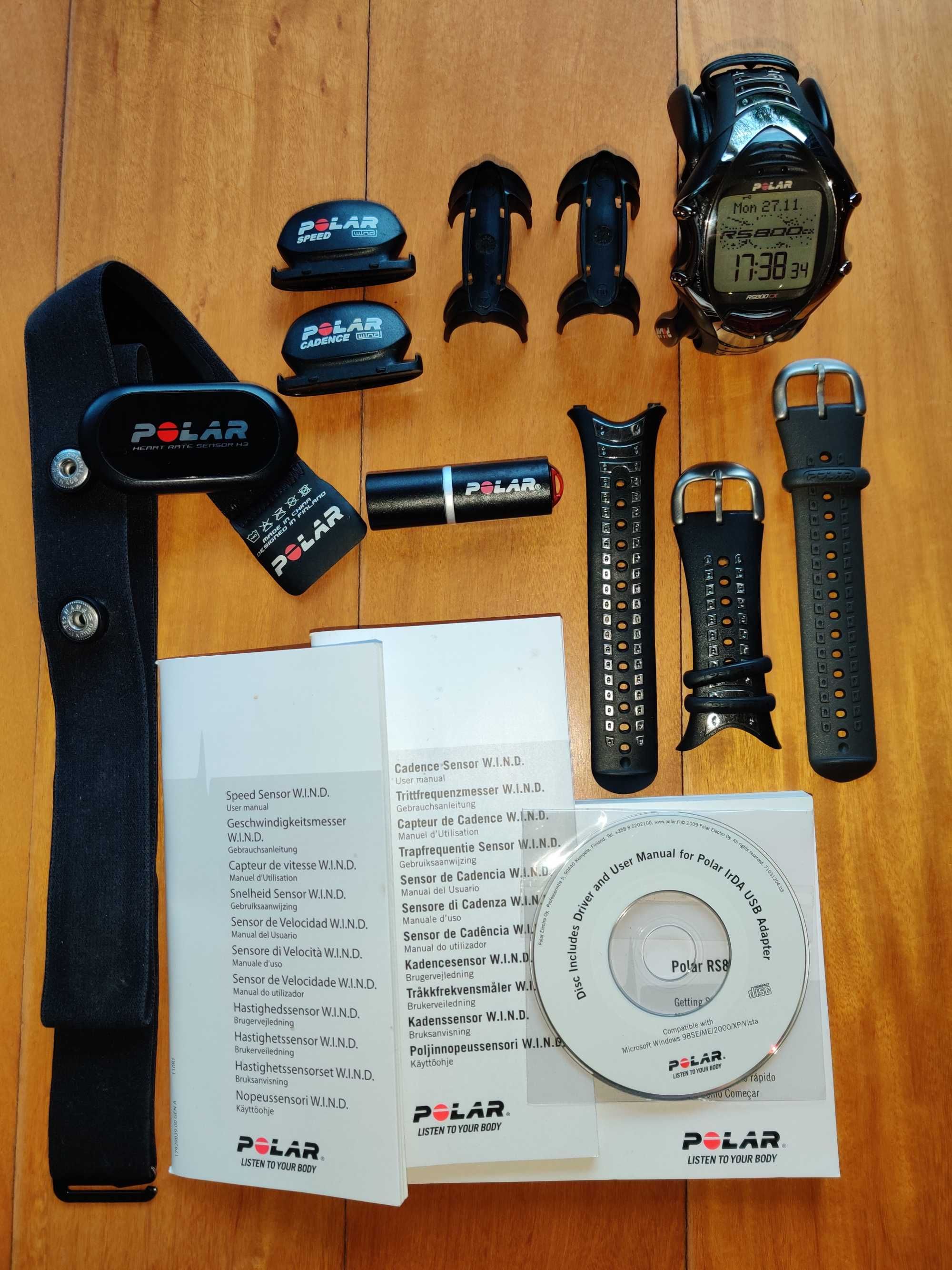 Relógio Polar RS800CX Pro Team Edition