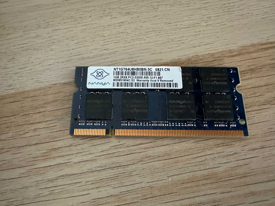 Memória Ram 1Gb DDR2 667MHz