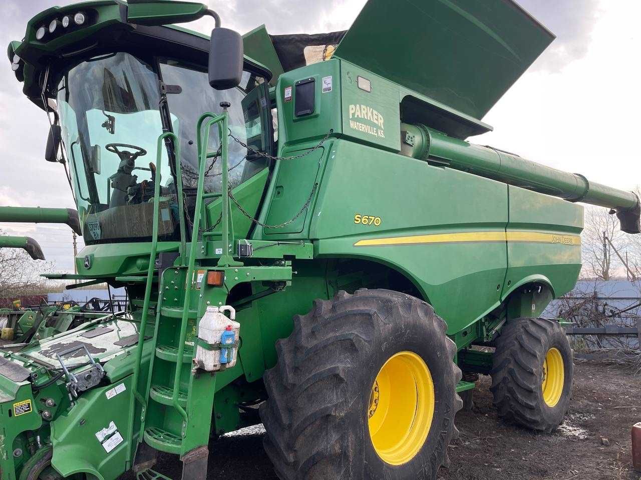 Комбайн John Deere S 670 2013 року випуску