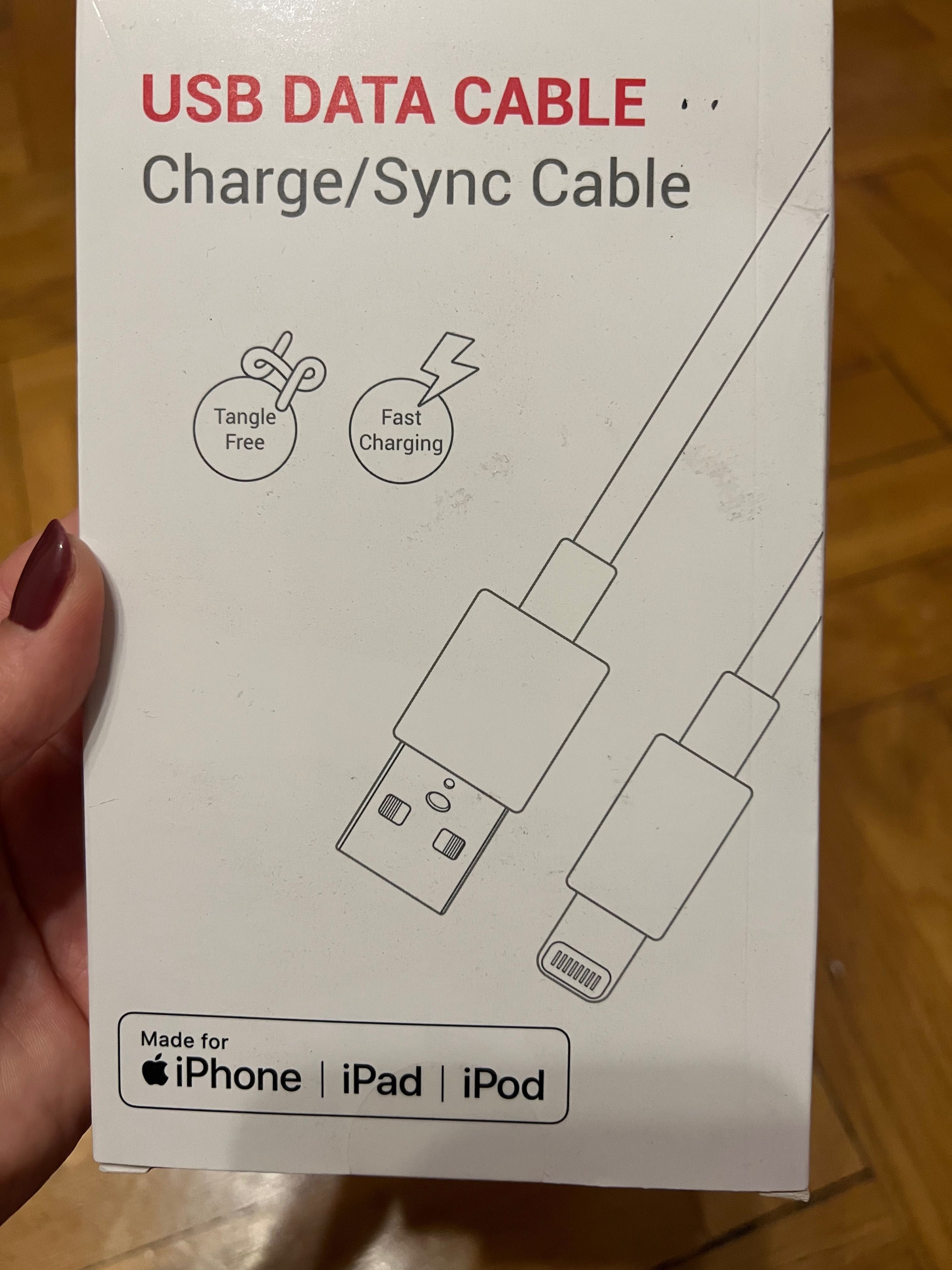 Kabel iPhone iPod iPad Bardzo długi lightening - USB 2 m