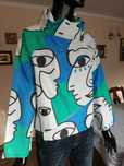 %_Fanny Studios_Italy_wdzianko/żakiet/narzutka_PICASSO_twarze_38/42