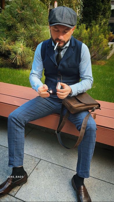 Сумка шкіряна кожаная подарунок хлопцю чоловіку подарок мужчине парню