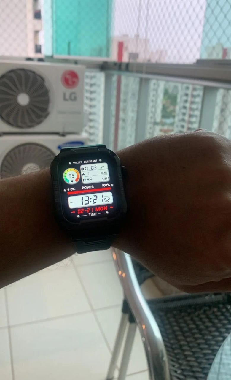 Смарт часы с защитой IP68 Smart Watch фитнес браслет трекер Melanda му