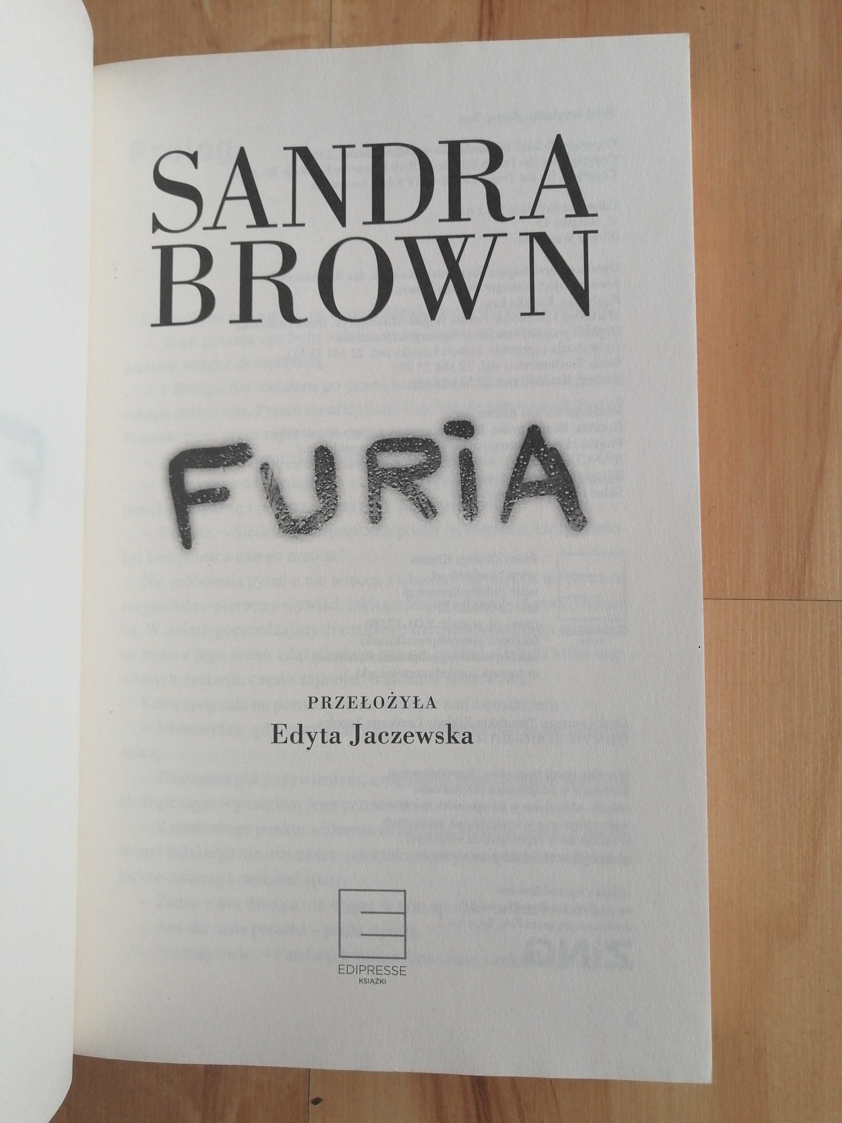 Furia Sandra Brown książka