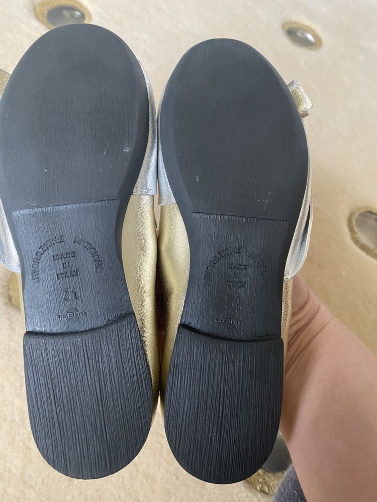 N 21 kids туфлі ,мештики,сліпи для дівчинки оригінал Італія
