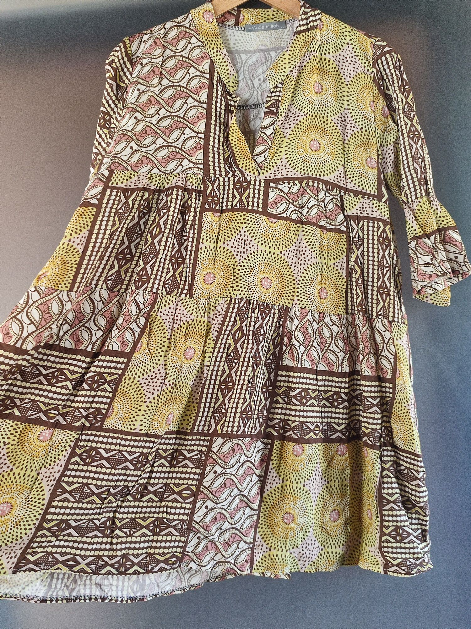 Tunika lekka przewiewna roz 42/44 Made in italy