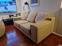 Sofa creme 2 lugares