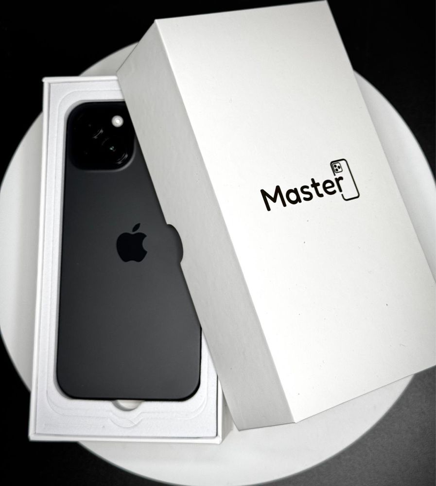 Apple iphone 15 128gb black jak nowy 100% 0 cykli 6msc gwar