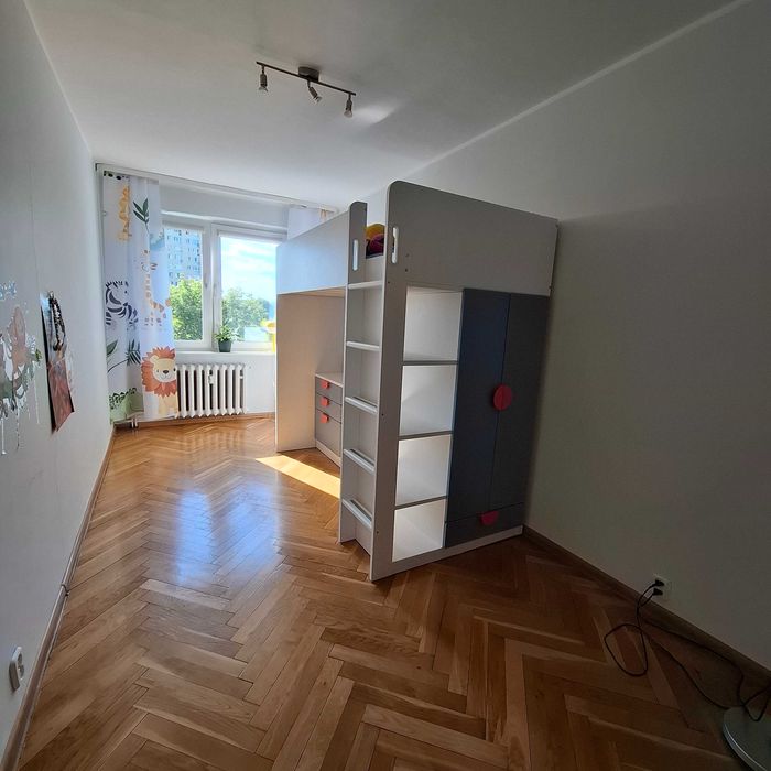 Łóżko piętrowe SMASTAD Ikea, bardzo krótko używane