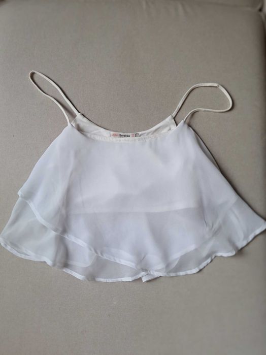 Top curto Bershka