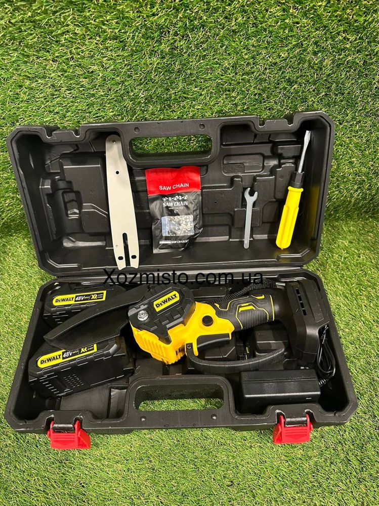 Акумуляторна мініпила DeWalt DCM155N (48V, 6AH) АКБ Віткоріз девольт