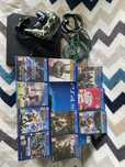 Playstation 4 Pro (1 Tera)  Zestaw 2 pady, 10 gier  Warszawa