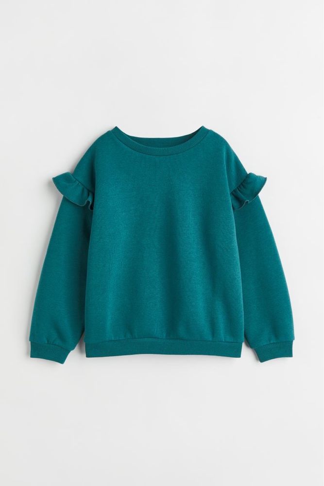 Свитшот на флисе свитер H&M 7-8 лет