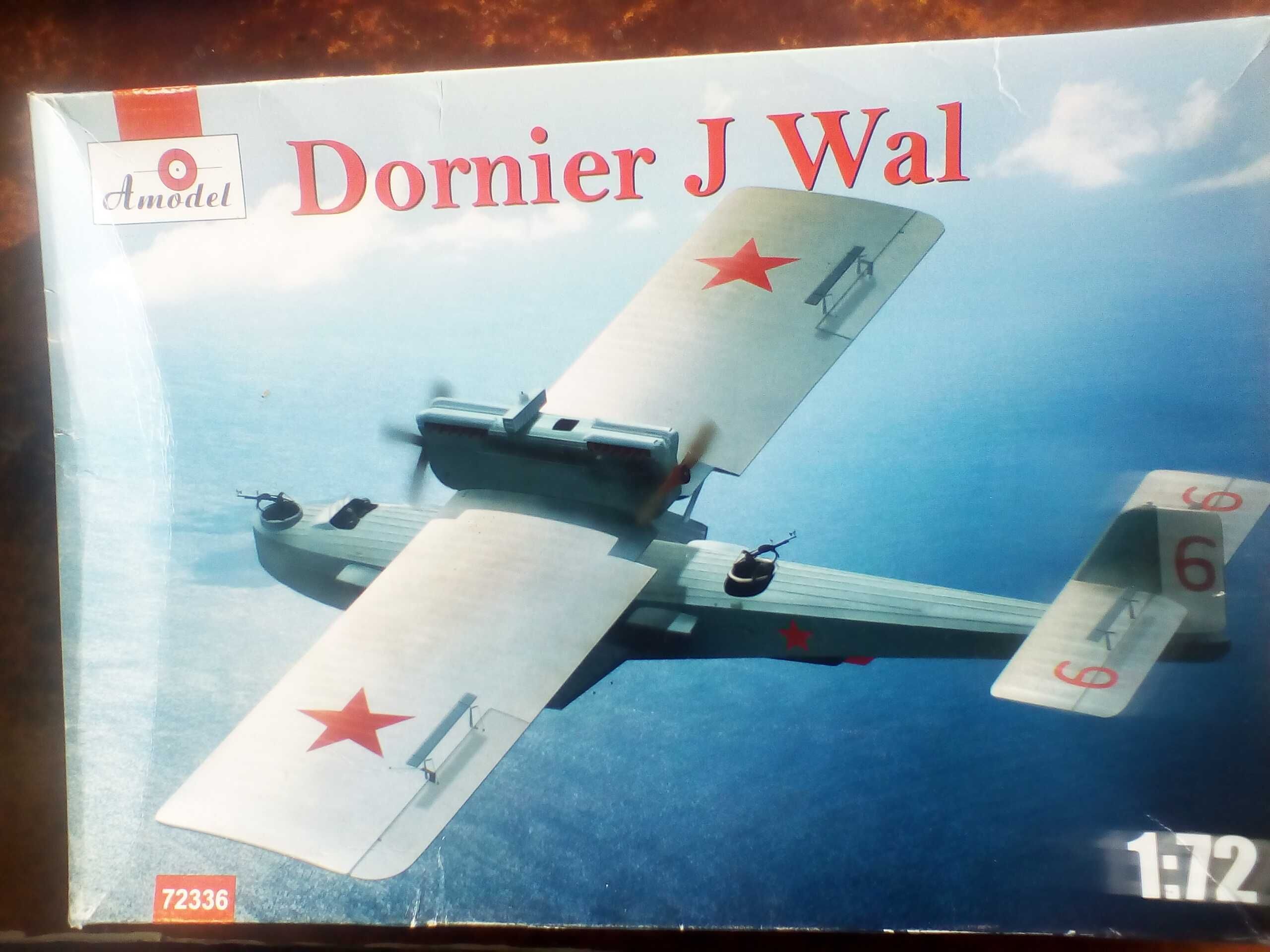 Сборная модель 1/72 летающая лодка Dornier J Wal фирмы Amodel